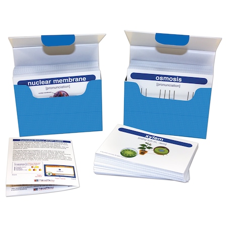 Newpath Learning Life Science Vocabulary Builder Flash Card Set, Middle School 446017